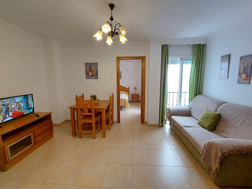 Living area in Nerja winter rental